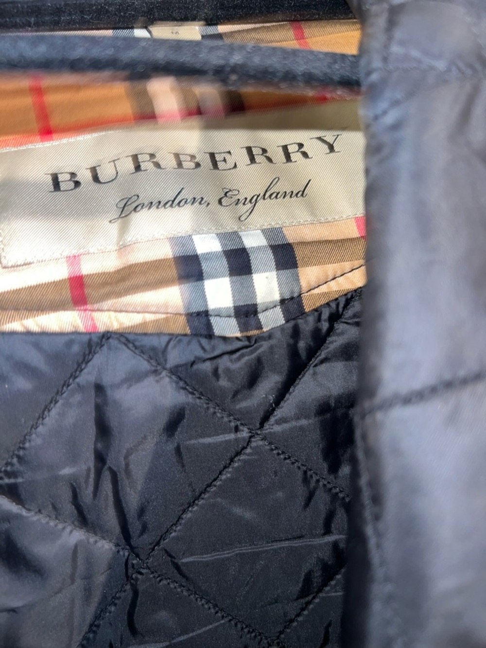 Burberry trench long quilted jacket m - Picture 5 of 6